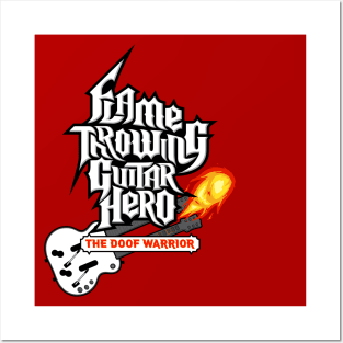 Flamethrowing Gitar Hero Posters and Art